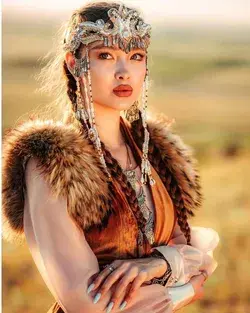 Kazakh girl.Kazakhstan