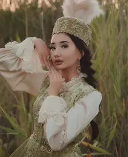 Kazakh lady