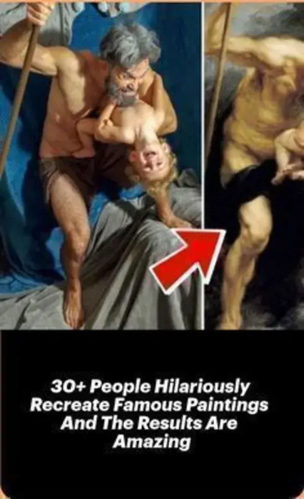 30+ People Hilariously Recreate Famous Paintings And The Results Are Amazing