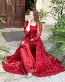 Party wear red dresses