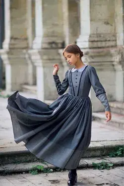 Long Sleeve Vintage Dress