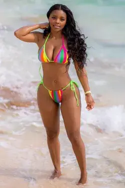 Swimsuit Rainbow Sexy Bikini Two Piece Swimwear