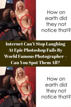 Internet Can’t Stop Laughing At Epic Photoshop Fails By World Famous Photographer – Can You Spot