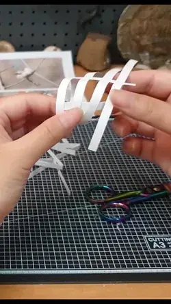 DIY Creative Handmade Paper Bird Cut Paper Art