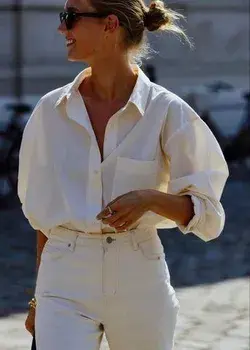 Easy Chic for Spring/Summer with White Shirts - Northern California Style