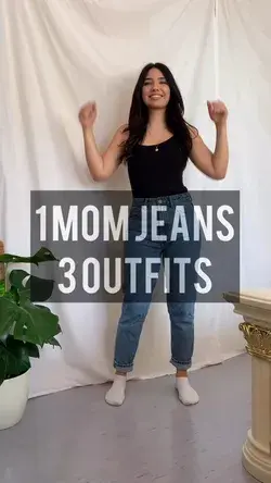 1 Mom Jeans - 3 Outfits 