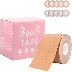 VASIN Klebe BH, Busen Tape, Boob Tape Unsichtbare Klebe BH Brustliftband Elastische wasserdicht Kin