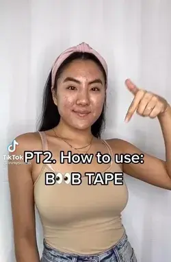 How To Use A Boob Tape