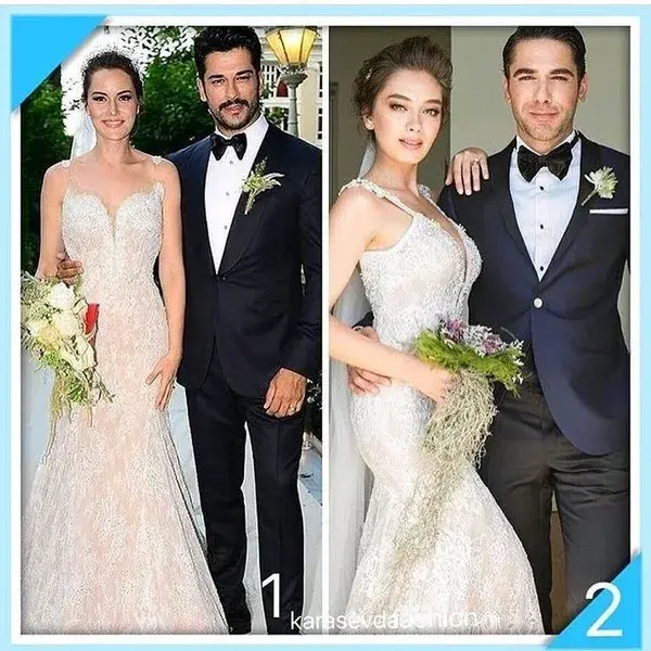 Kara Sevda actors real life wedding