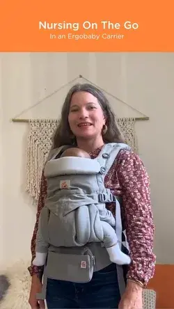 Nursing in an Omni 360 Baby Carrier