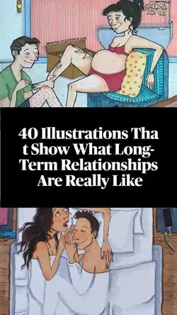 Illustrations That Show What Long-Term Relationships Are Really Like