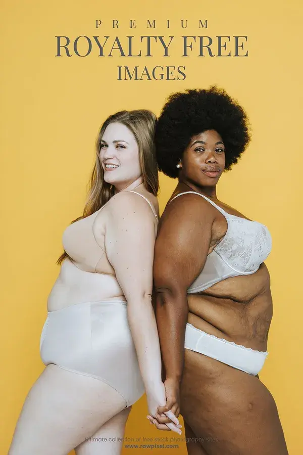 Empowering body positivity images