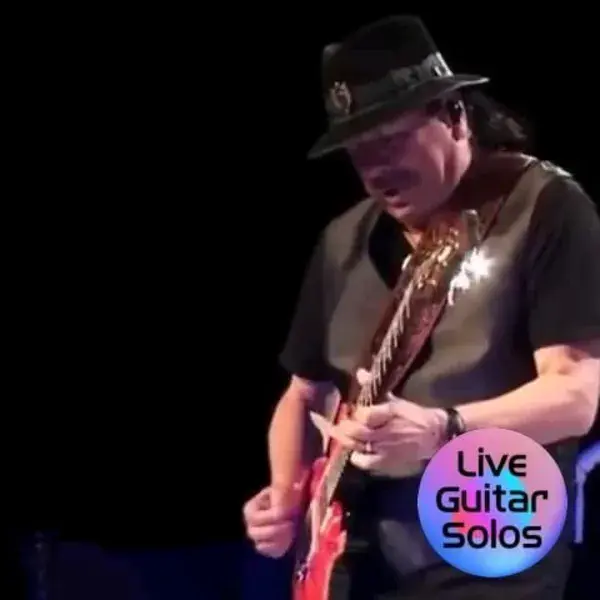 Carlos Santana blues guitar solo