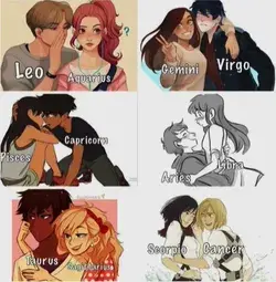 My fav Zodiac Sign ships❤❤❤🖤