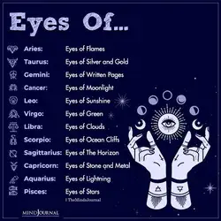 Zodiac Signs Eyes - Zodiac Memes Quotes