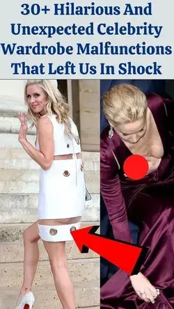 30+ Hilarious And Unexpected Celebrity Wardrobe Malfunctions That Left Us In Shock