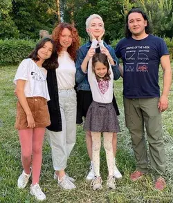 Karina Karrambaby with family