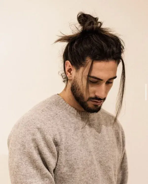 Men Bun hairstyle