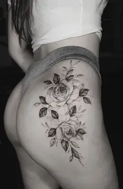 40+ Amazing Black Rose Tattoo Ideas