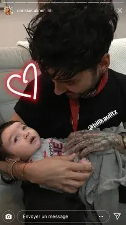 bill kaulitz with baby