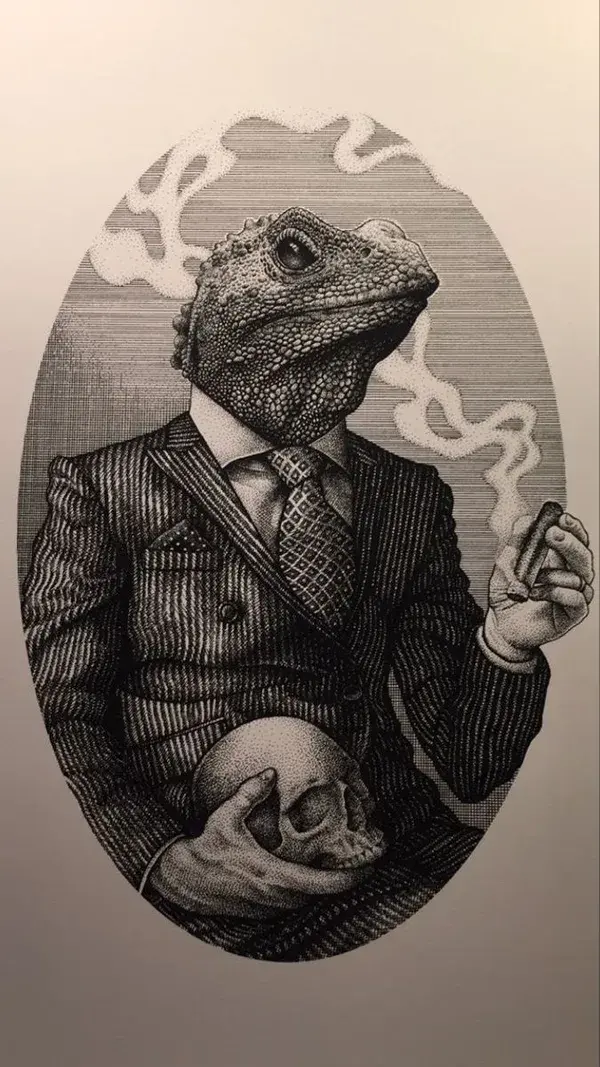 Illuminati Lizard