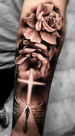 50 Beautiful Cross Tattoos To Showcase Your Faith - Inspirationfeed