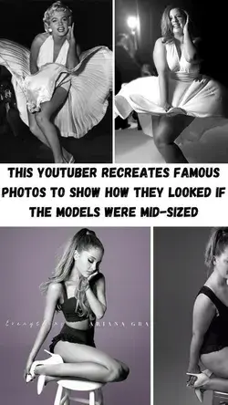 This YouTuber Recreates Famous Photos To Show How They Looked If The Models Were Mid-Sized