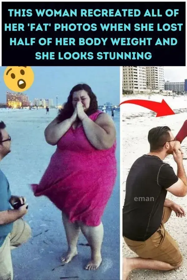 This Woman Recreated All Of Her 'Fat' Photos When She Lost Half Of Her Body Weight And She Looks...