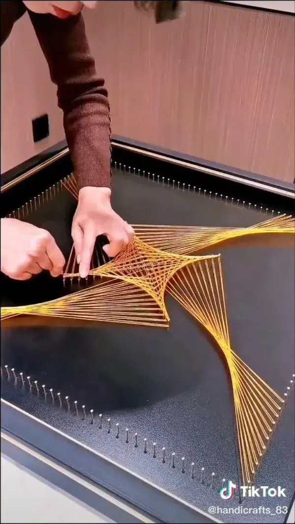 Satisfying string art