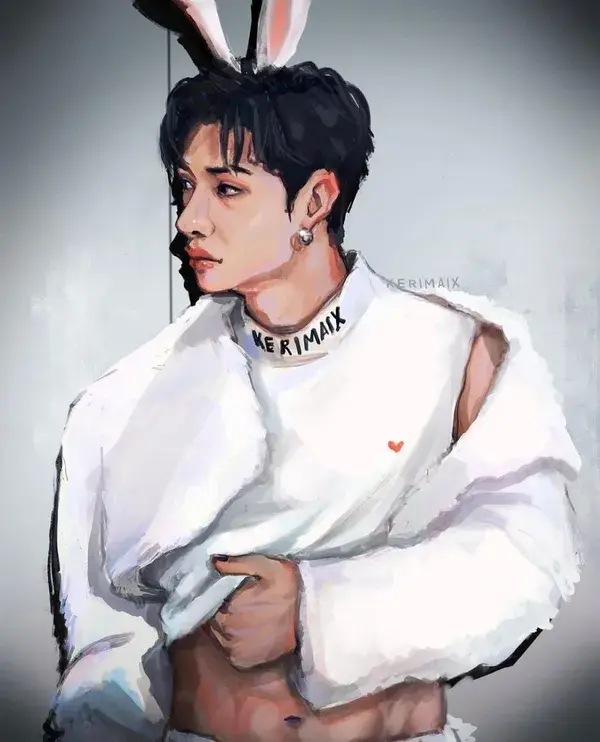 토끼 Bang Chan fanart