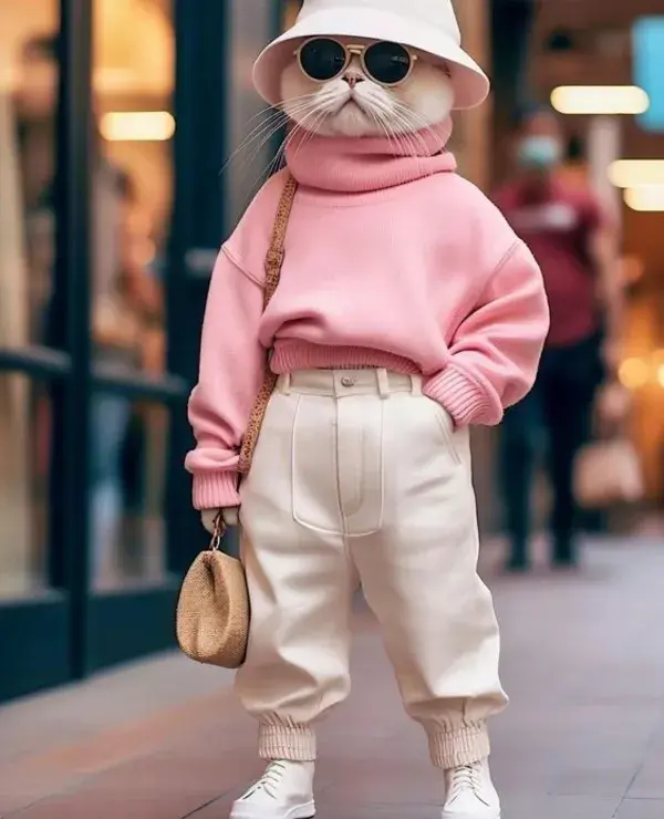 Fashion cat...😎