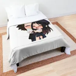 Gacha Life Art, Cute Gacha Anime Girl Comforter by bloamineads