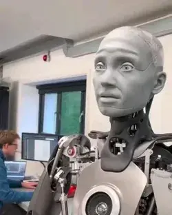 Humanoid robots are used for research.