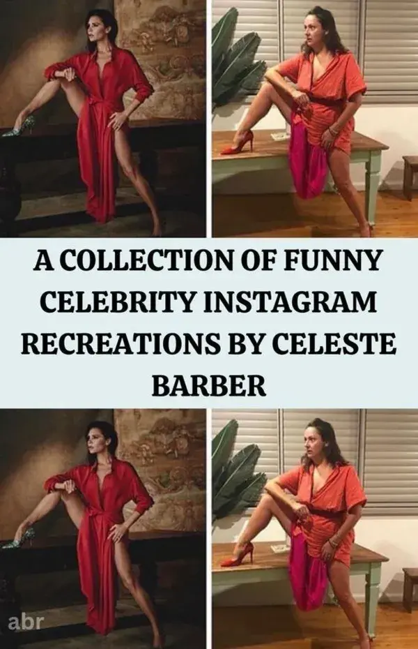 A Collection of Funny Celebrity Instagram Recreations by Celeste Barber