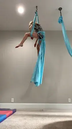 double slip- aerial silks