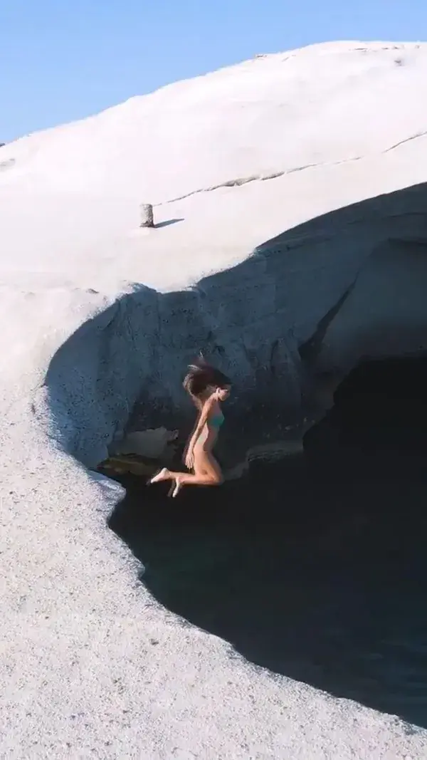 Sometimes you just need sea to clear your mind, jump right down into the paradise, at Milos, Greece