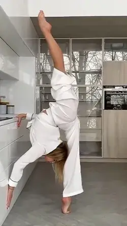 Dancer in the kitchen