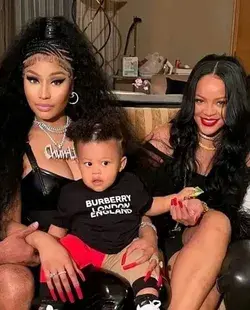 Rihanna with Nicki Minaj and Papa Bear