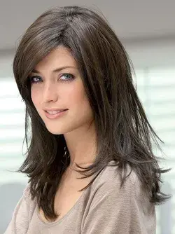  Monofilament Straight Remy Human Hair Sassy Wigs For Cancer