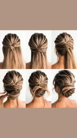 Beautiful and Easy step by step hairstyle idea...