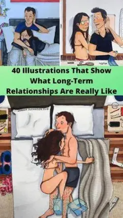 40+ Illustrations That Perfectly Sum Up Long-Term Relationships