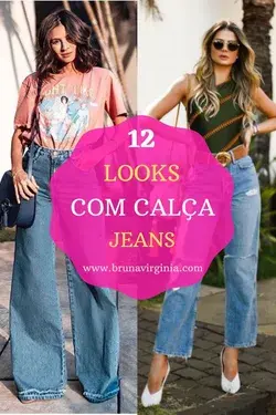 12 Looks inspiração com calça jeans!