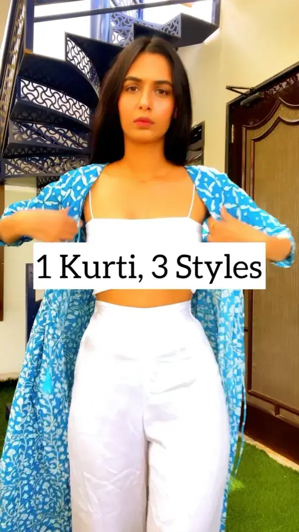 1 kurti, 3 styles🦋❤️