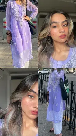 Purple kurta is love💜