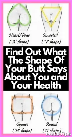 THIS IS WHAT THE SHAPE OF YOUR BUTT HAS TO SAY ABOUT YOUR HEALTH !