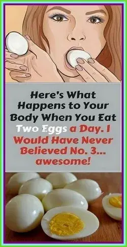 This is what happens to your body when you eat two eggs a day. I could never believe it’s awesome!