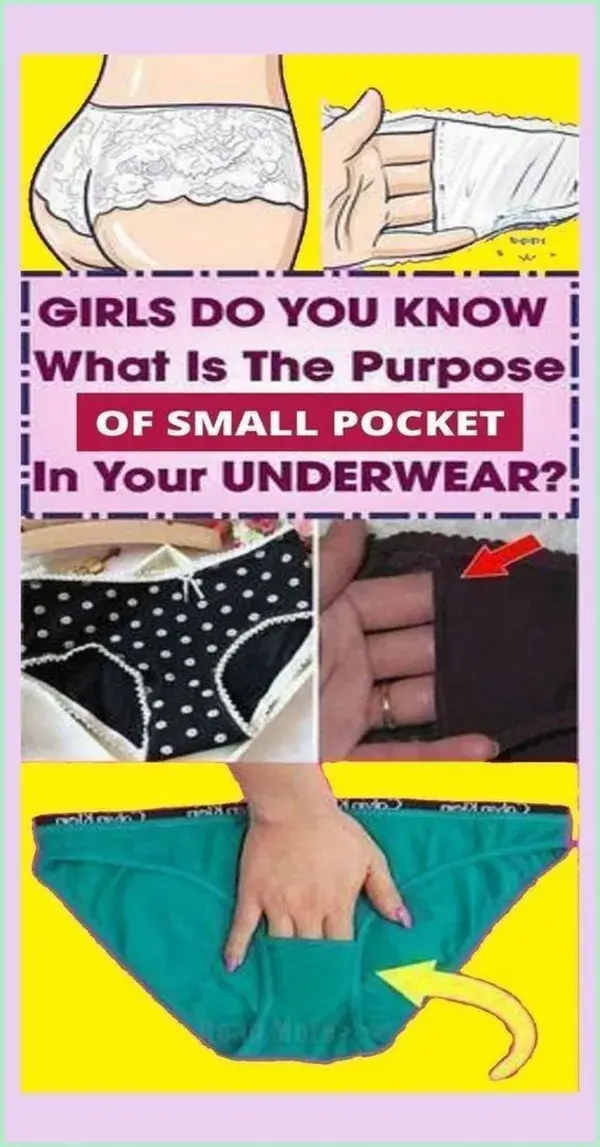 GIRLS DO YOU KNOW WHAT IS THE PURPOSE OF THE POCKET IN YOUR UNDERWEAR, BOBBLE ON THE HAT..??