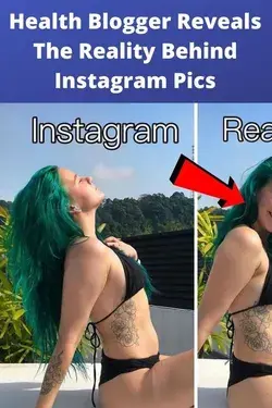 Health Blogger Reveals The Reality Behind Instagram Pics