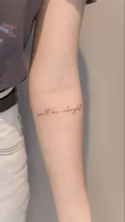 Tatuagem We’ll be alright