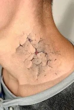 Cracked Tattoo